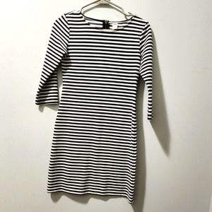 Old Navy Black Stripe Sheath Dress Size XS
